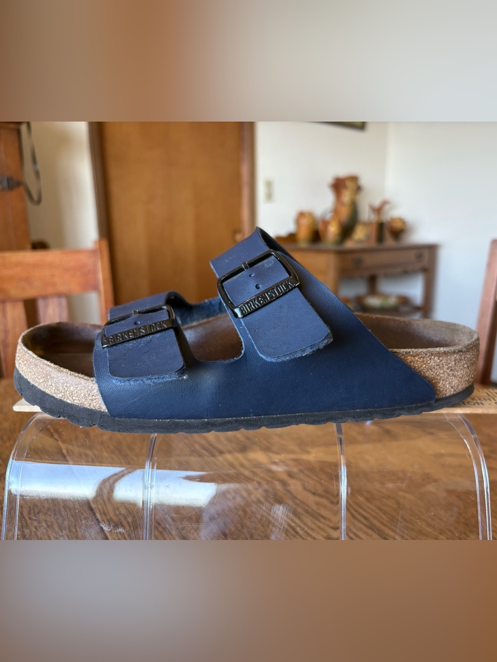 Birkenstock Women’s Blue Arizona Sandals Size 10 US/41 EU - Picture 11 of 11